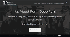 Desktop Screenshot of deepfun.com